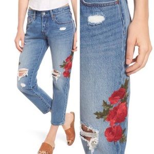 Embroidered Levi’s 501